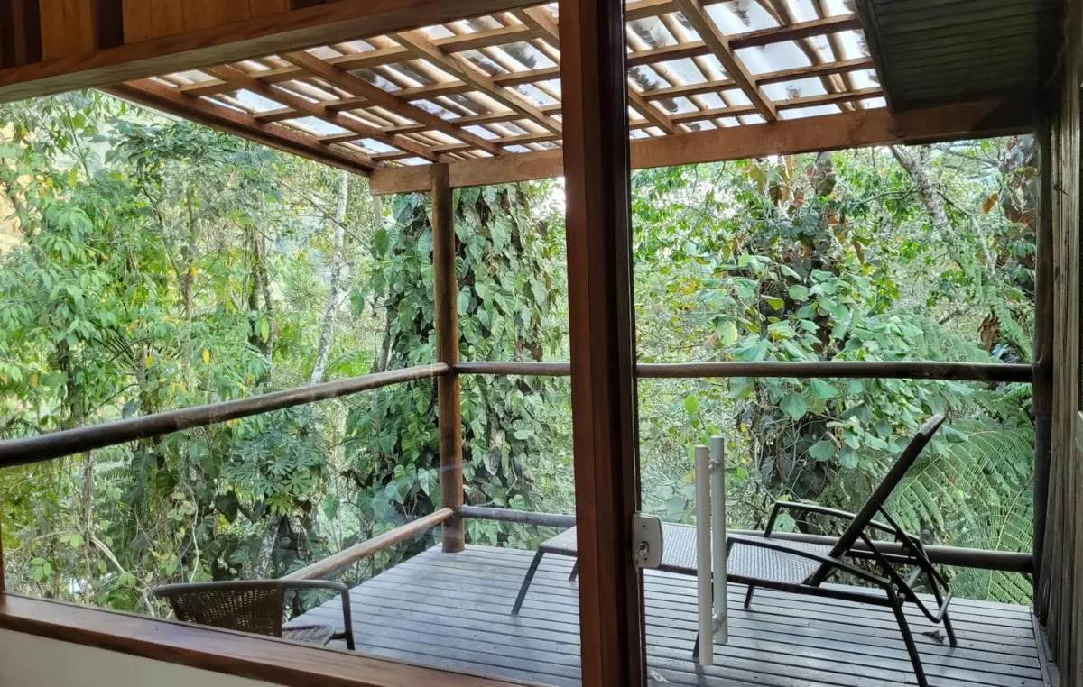 Casa da Árvore com varanda integrada à mata — foto 2