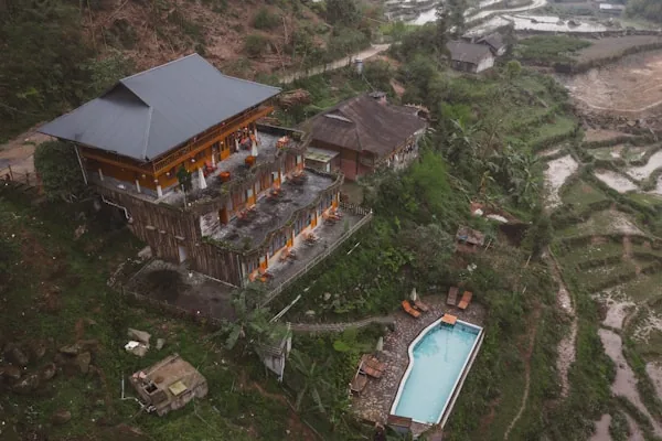 Lodge com piscina